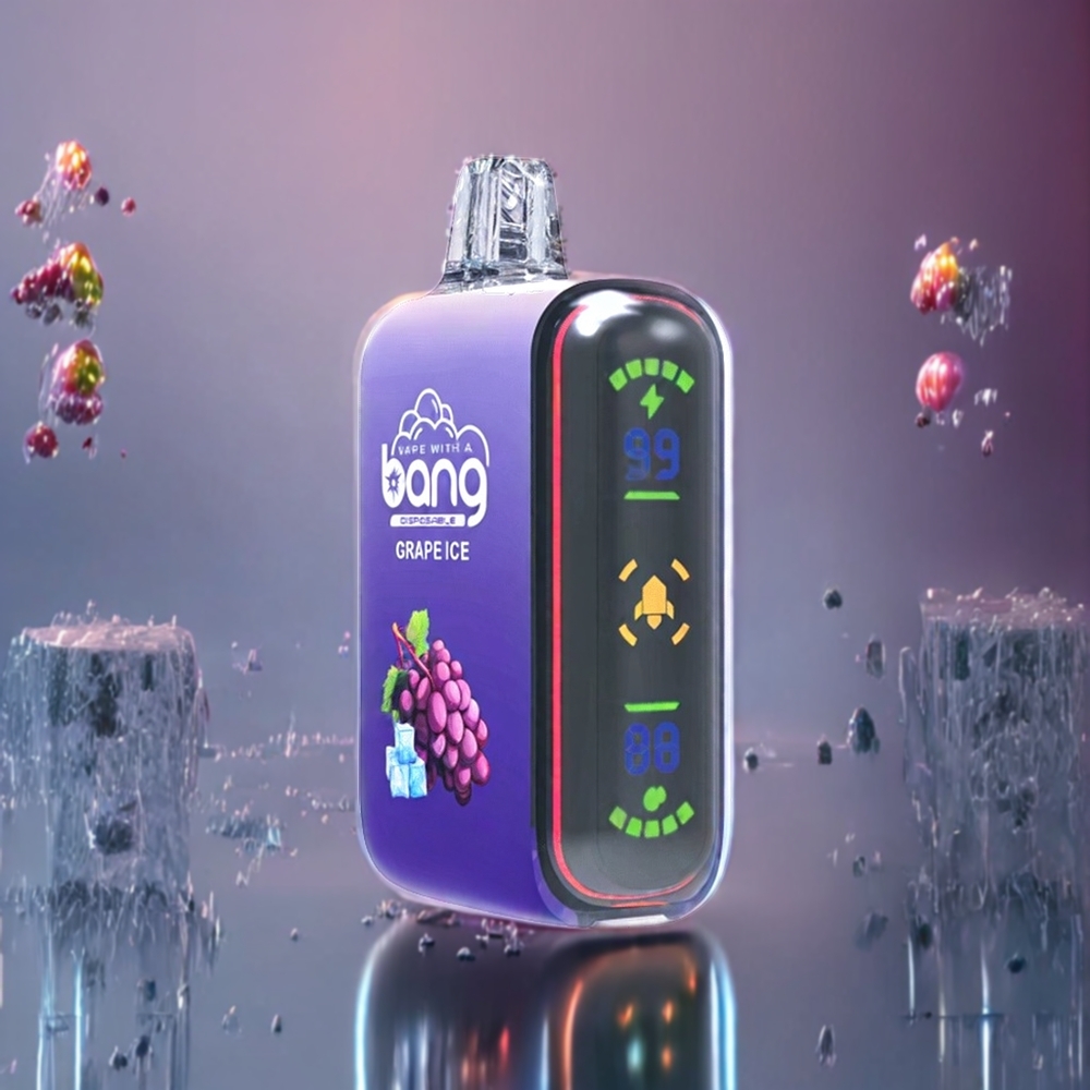 Bang Rocket 18000 Puffs New Zealand Wholesale 26ml 650mAh Disposable Vape Grape Ice 0%/2%/3%/5% Nicotine