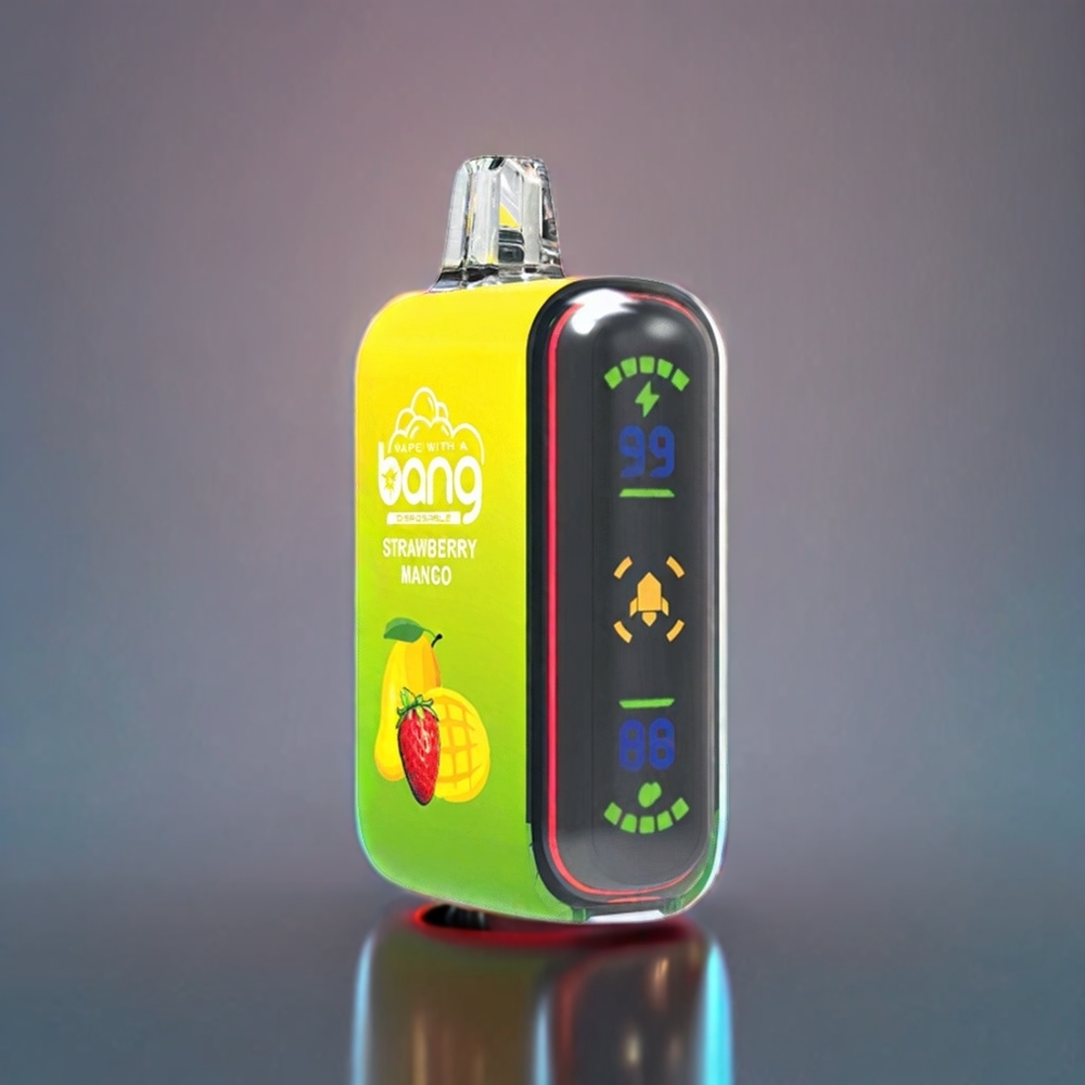 Bang Rocket 18000 Puffs New Zealand Wholesale Disposable Vape Strawberry Mango 26ml 650mAh Nicotine 0%-5%