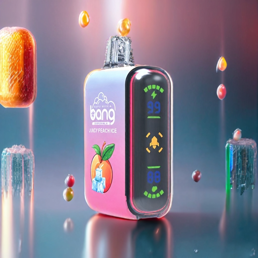Bang Rocket New Zealand Wholesale 18000 Puffs 26ml 650mAh Disposable Vape Juicy Peach Ice 0/2/3/5% Nicotine