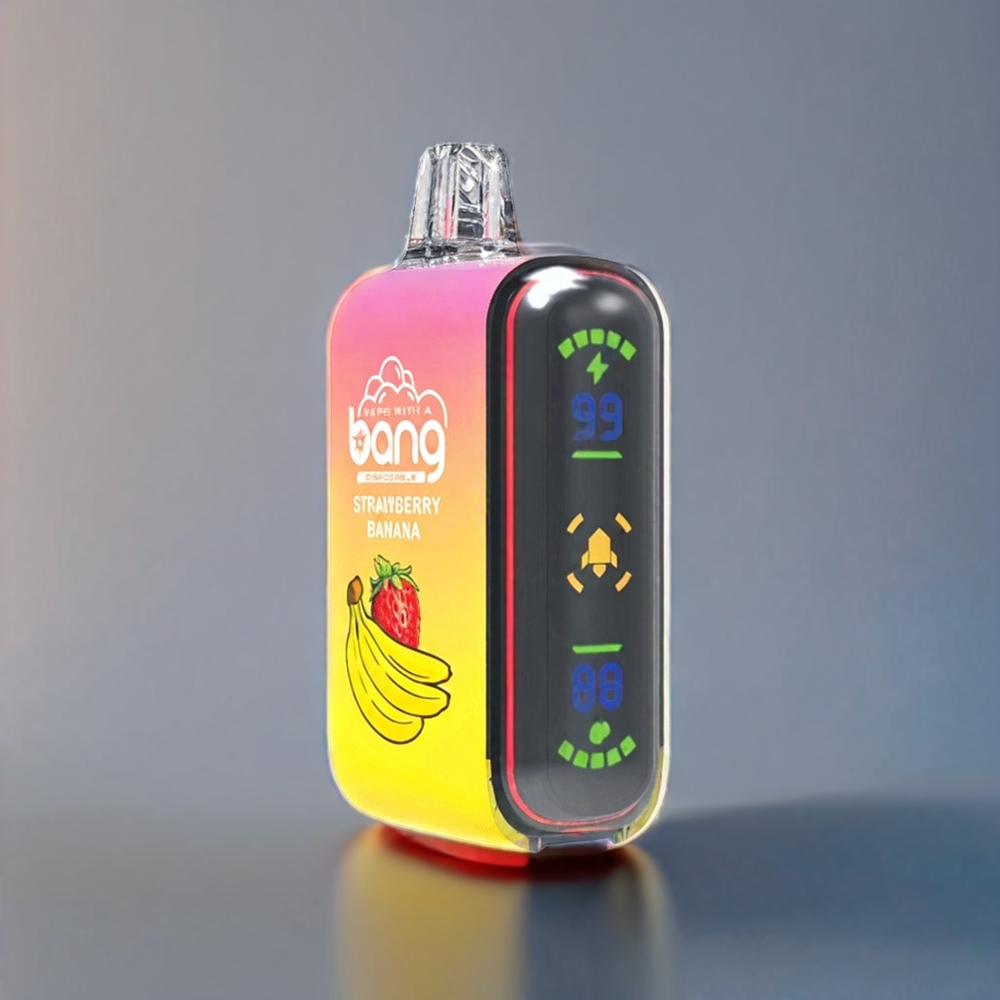 Bang Rocket New Zealand Wholesale 18000 Puffs 26ml 650mAh Disposable Vape Strawberry Banana 0%/2%/3%/5% Nicotine