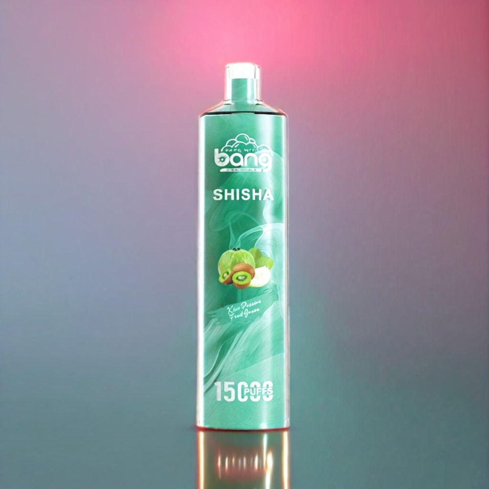 Bang Shisha 15000 Puffs 23ml 600mAh Type-C DTL New Zealand Wholesale Disposable Vape Kiwi Passionfruit Guava