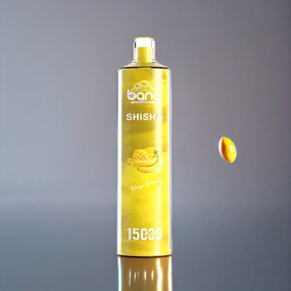 Bang Shisha 15000 Puffs 23ml E-Liquid 600mAh Type-C DTL Disposable Vape Mango Banana New Zealand Wholesale