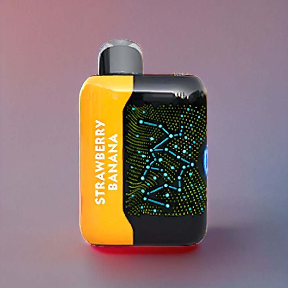Bang Starry 25000 Puffs 28ml 800mAh Mesh Coil Type-C Disposable Vape Strawberry Banana New Zealand Wholesale