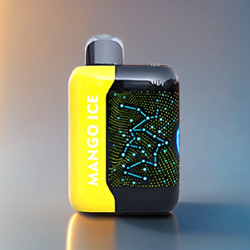 Bang Starry 25000 Puffs 28ml 800mAh Type-C Fast Charging Mesh Coil Disposable Vape Mango Ice New Zealand Wholesale
