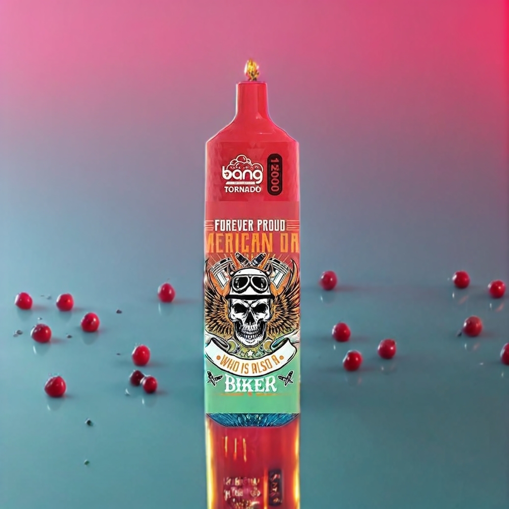 Bang Tornado 12000 Puffs 23ml 650mAh 0-5% Nicotine Raspberry Watermelon New Zealand Wholesale Disposable Vape