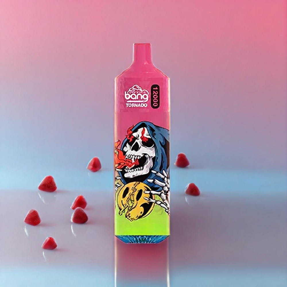Bang Tornado 12000 Puffs 23ml 650mAh 0-5% Nicotine Strawberry Ice Cream New Zealand Wholesale