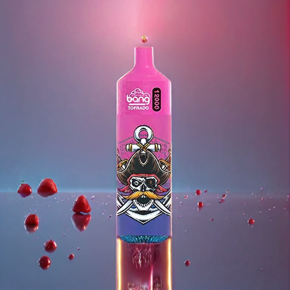 Bang Tornado 12000 Puffs 23ml 650mAh 0-5% Nicotine Strawberry New Zealand Wholesale