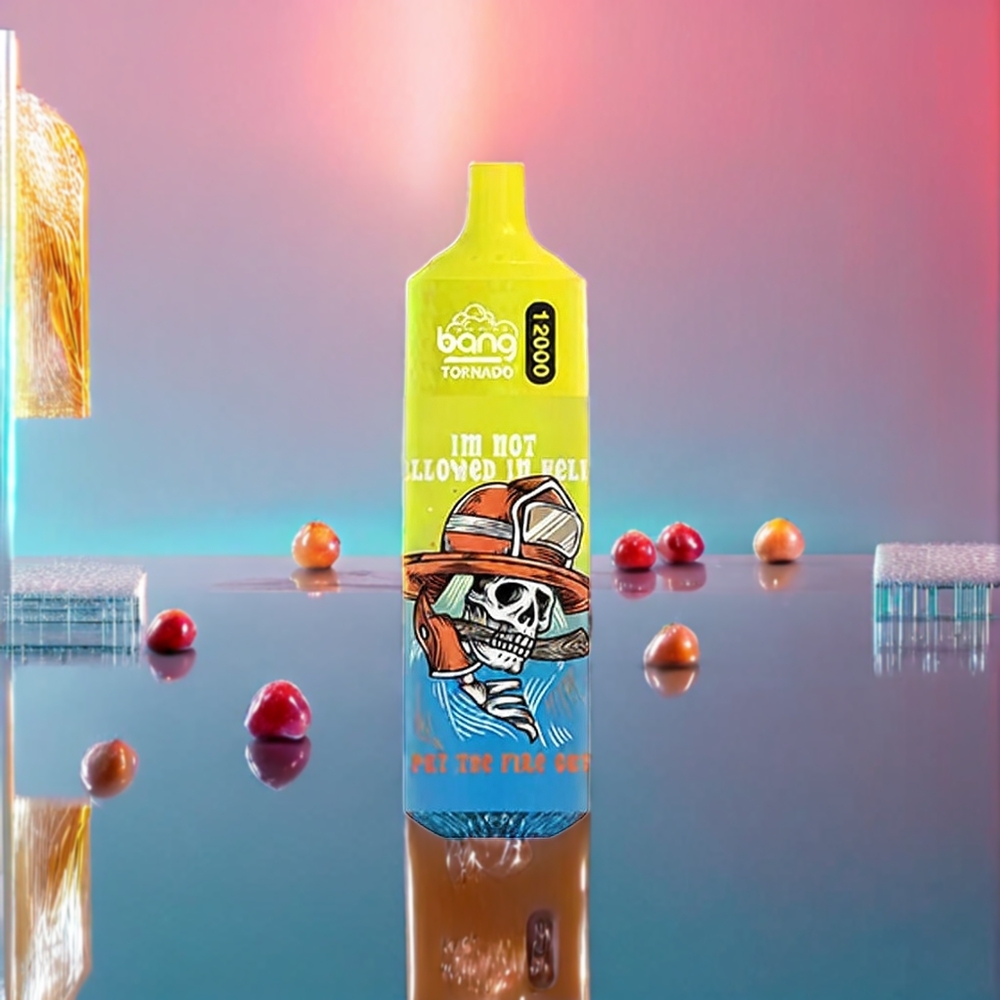 Bang Tornado 12000 Puffs 23ml 650mAh Peach Ice Disposable Vape 0-5% Nicotine New Zealand Wholesale