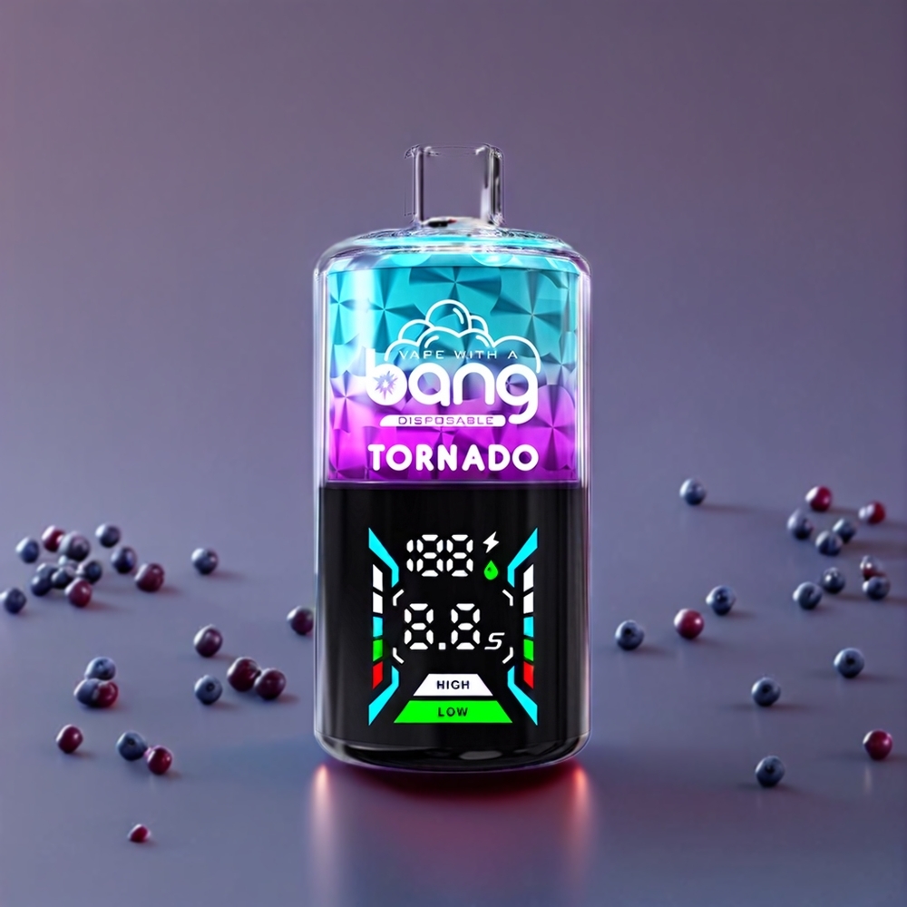 Bang Tornado 40000 Puffs 40ml 850mAh Disposable Vape Blueberry Grape New Zealand Wholesale