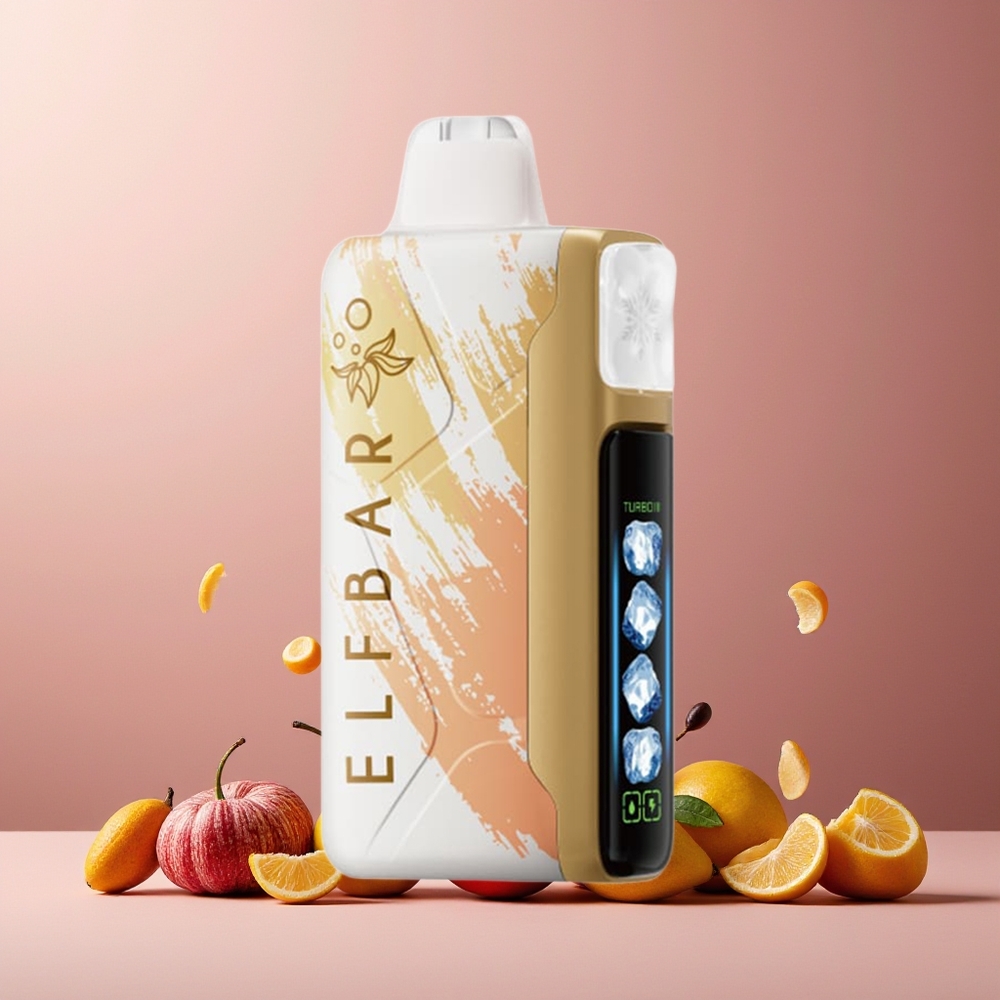 ELF BAR Ice King 40000 Puffs New Zealand Wholesale Disposable Vape Dragon Strawnana 20mL 5% Nicotine Rechargeable 850mAh Adjustable Cooling LCD