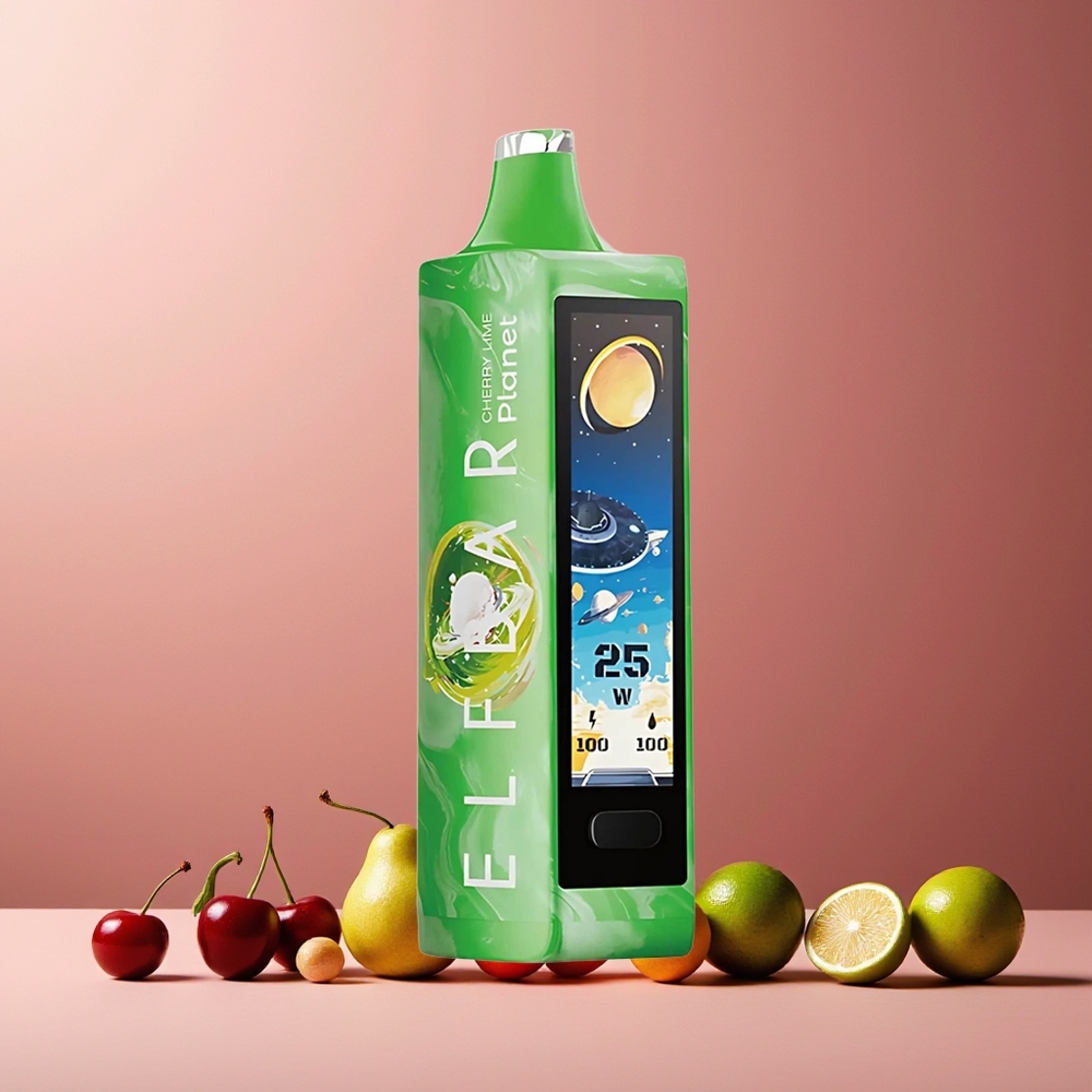 ELF BAR Planet 25000 Puffs 18ml 5% Nicotine Mesh Coil Rechargeable Cherry Lime New Zealand Wholesale