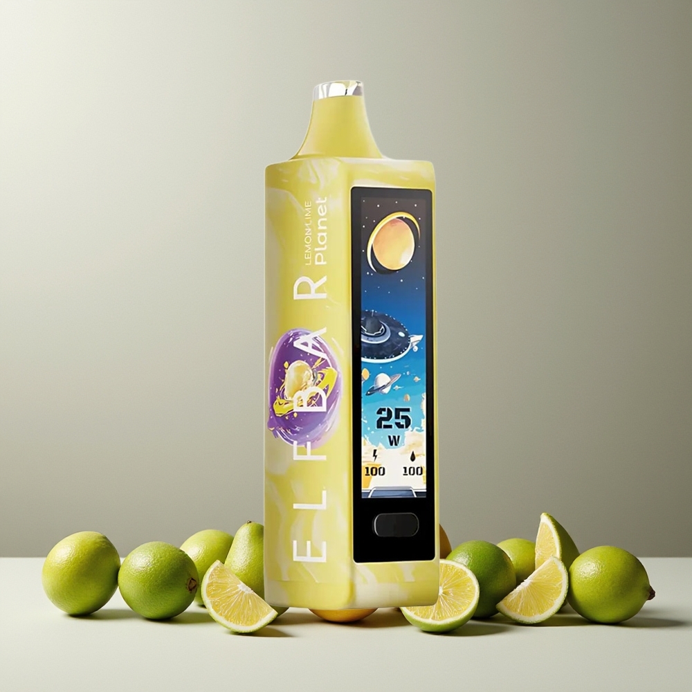 ELF BAR Planet 25000 Puffs 18ml 5% Nicotine Mesh Coil Rechargeable Lemon Lime New Zealand Wholesale