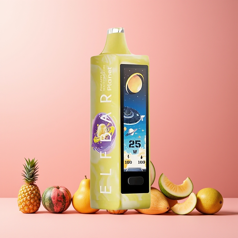 ELF BAR Planet 25000 Puffs 18ml 5% Nicotine Mesh Coil Rechargeable Pineapple Watermelon Disposable Vape New Zealand Wholesale