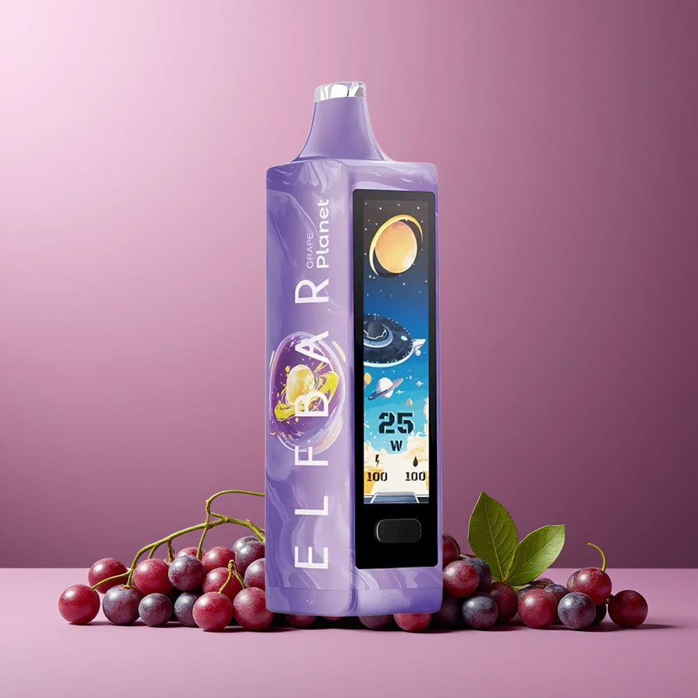 ELF BAR Planet 25000 Puffs 18ml 800mAh Mesh Disposable Vape Grape New Zealand Wholesale
