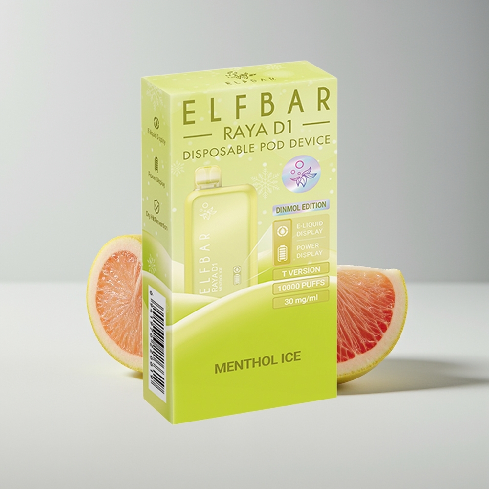 Elf Bar Raya D1 13000 Puffs New Zealand Wholesale Disposable Vape Menthol Ice 18ml 650mAh Rechargeable