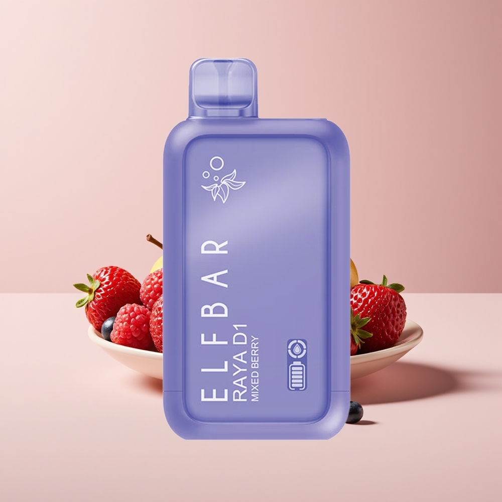 Elf Bar Raya D1 New Zealand Wholesale 13000 Puffs 18ml 650mAh Mixed Berry Disposable Vape