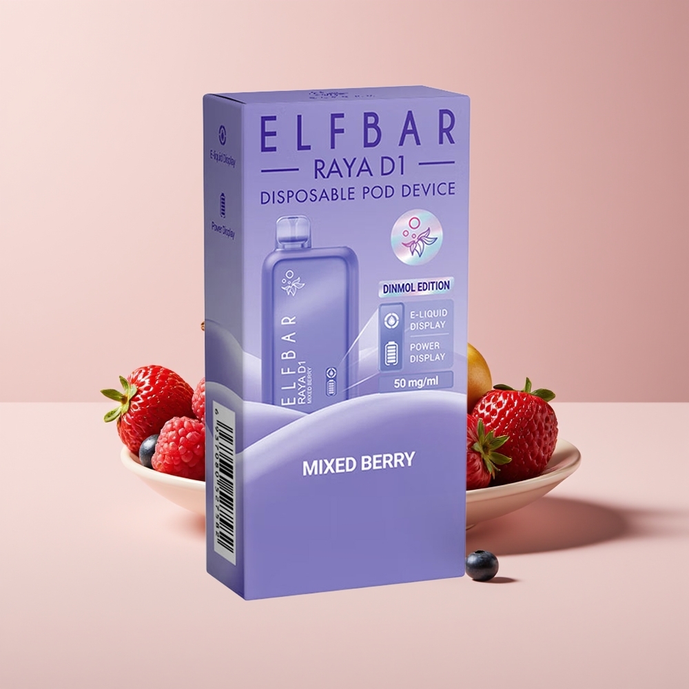 Elf Bar Raya D1 New Zealand Wholesale 13000 Puffs 18ml 650mAh Mixed Berry Disposable Vape