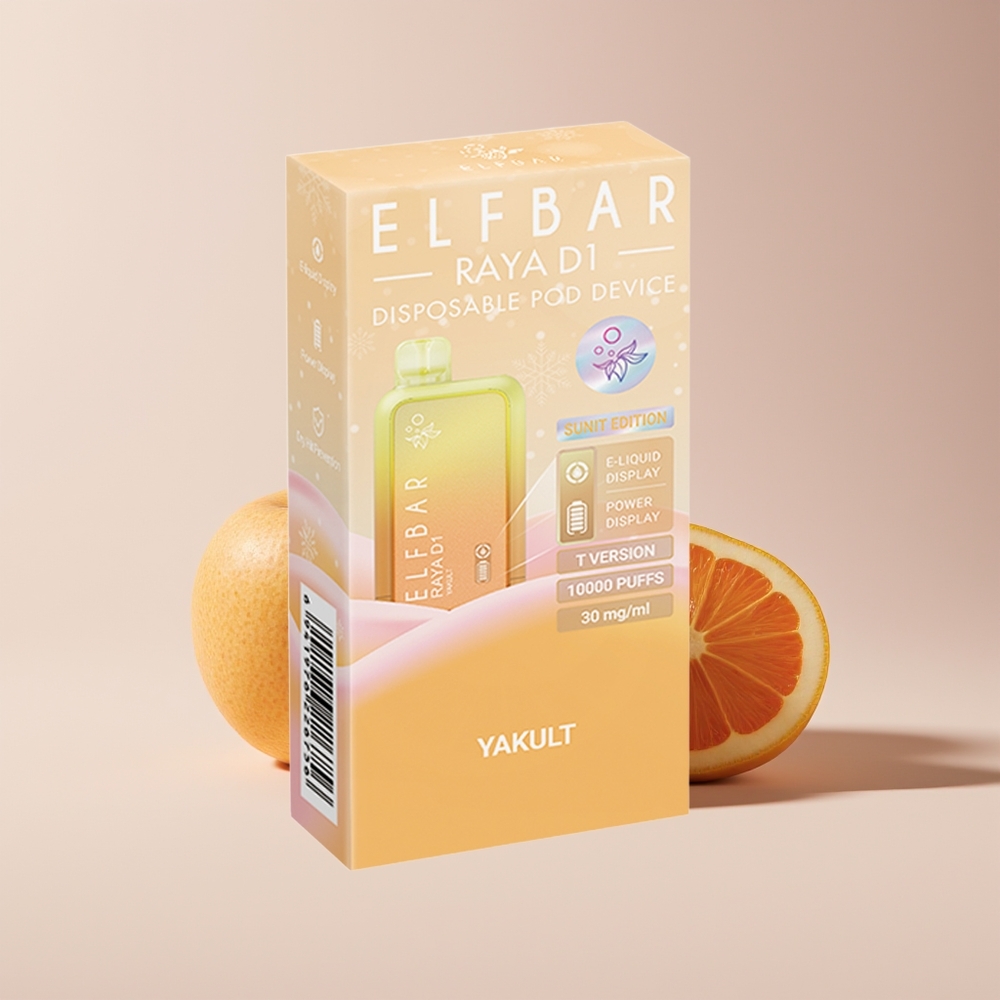 Elf Bar Raya D1 New Zealand Wholesale 13000 Puffs 18ml 650mAh Yakult Disposable Vape