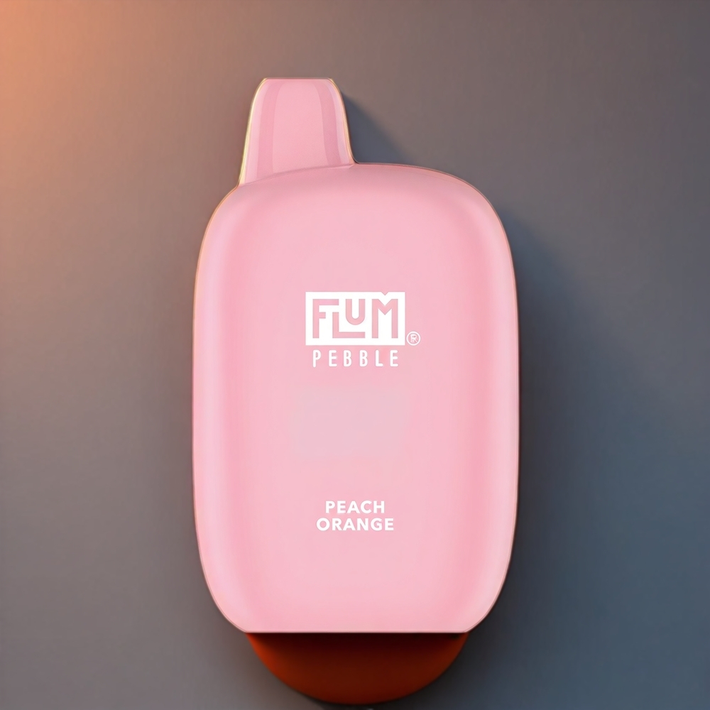 Flum Pebble New Zealand Wholesale 6000 Puffs Peach Orange Vape