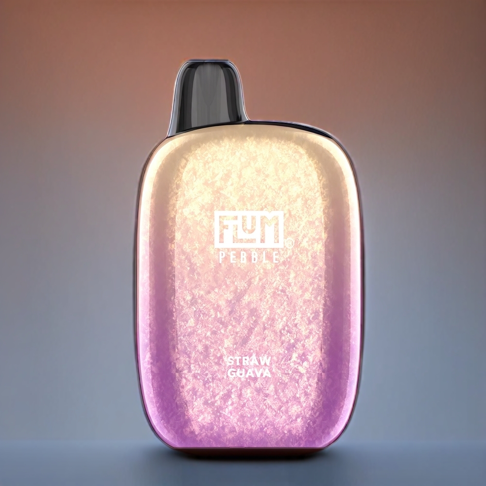 Flum Pebble New Zealand Wholesale 6000 Puffs Vape Straw Guava