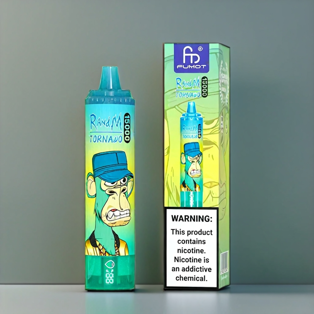 Fumot Randm New Zealand Wholesale Tornado Kiwi Passion Fruit Guava 15000 Puffs Vape