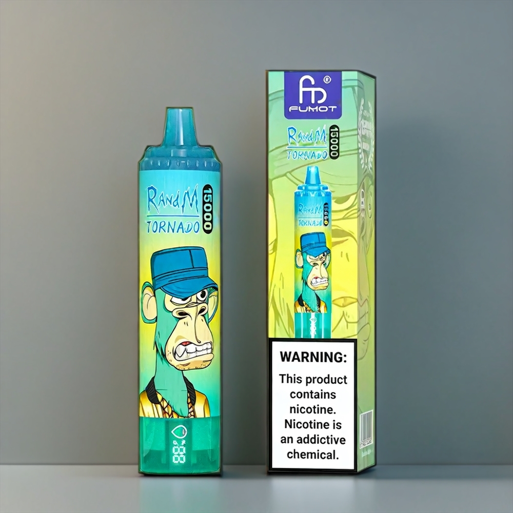Fumot Randm New Zealand Wholesale Tornado Kiwi Passionfruit Guava 15000 Puffs Vape