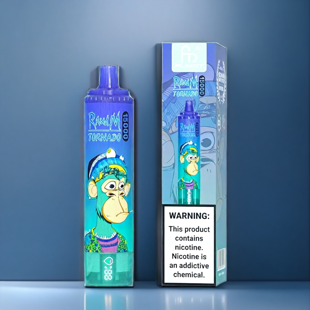 Fumot Randm Tornado 15000 Puffs Blueberry On Ice New Zealand Wholesale