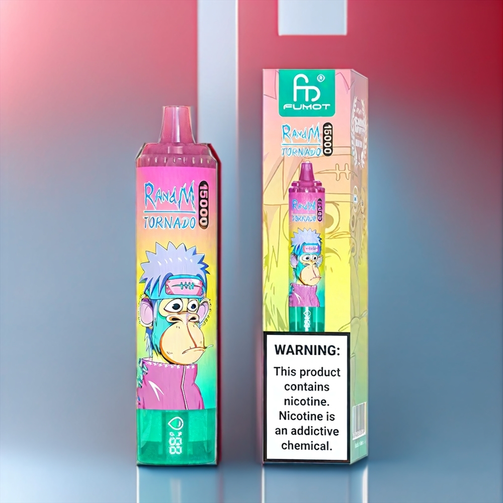 Fumot Randm Tornado 15000 Puffs New Zealand Wholesale Strawberry Ice Vape