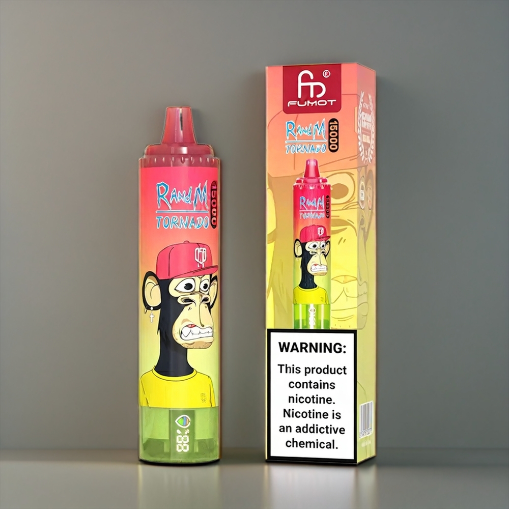 Fumot Randm Tornado 15000 Puffs New Zealand Wholesale Strawberry Watermelon Lemonade Vape