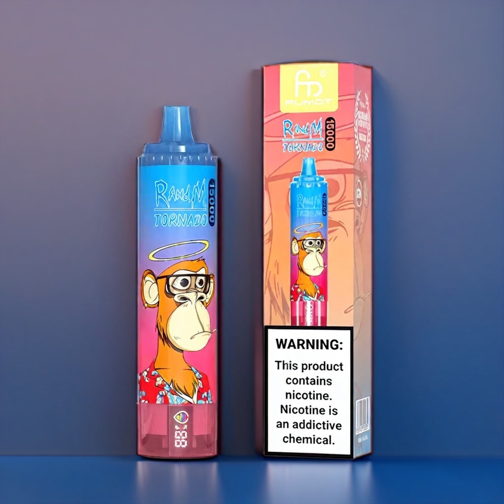 Fumot Randm Tornado NZ Wholesale 15000 Puffs Blue Razz Cherry Vape