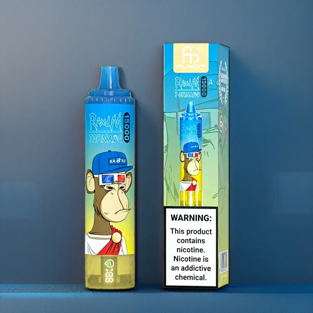 Fumot Randm Tornado NZ Wholesale 15000 Puffs Mr. Blue Vape
