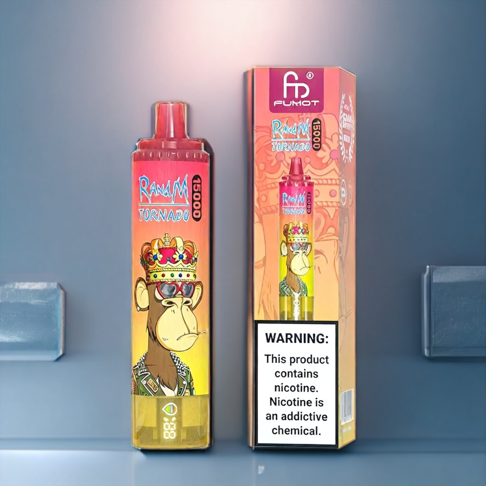 Fumot Randm Tornado New Zealand Wholesale Peach Ice 15000 Puffs Vape