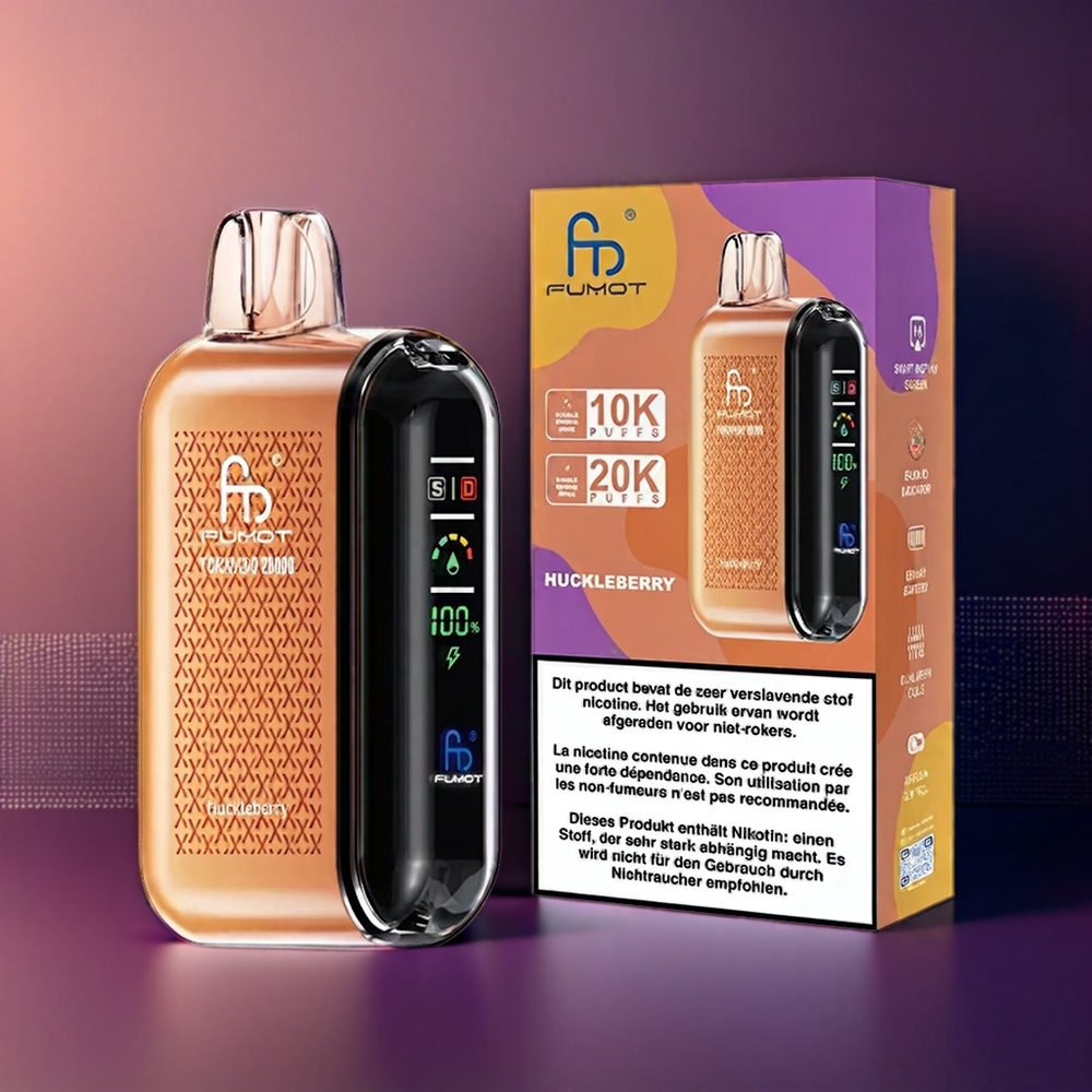 Fumot New Zealand Wholesale Tornado Huckleberry 20000 Puffs Vape