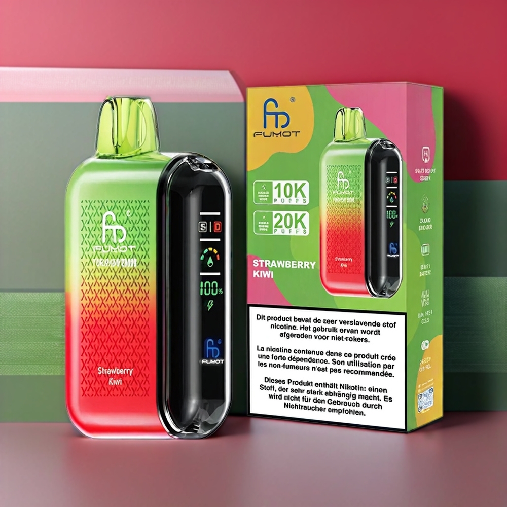 Fumot New Zealand Wholesale Tornado Strawberry Kiwi 20000 Puffs