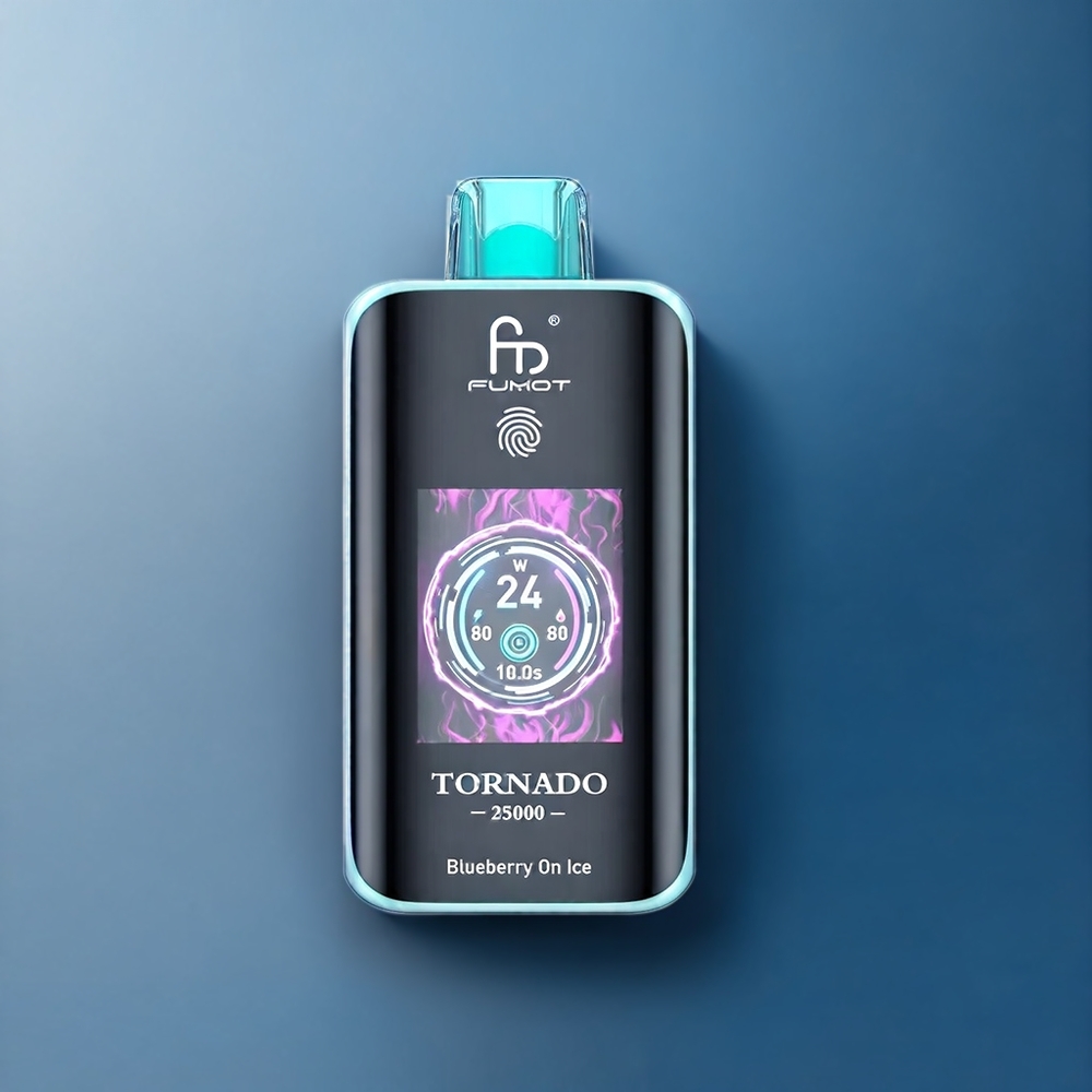 Fumot Tornado New Zealand Wholesale 25000 Puffs Blueberry On Ice Vape