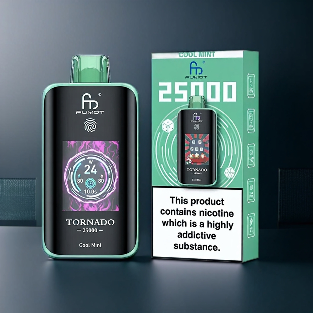 Fumot Tornado New Zealand Wholesale 25000 Puffs Cool Mint Vape