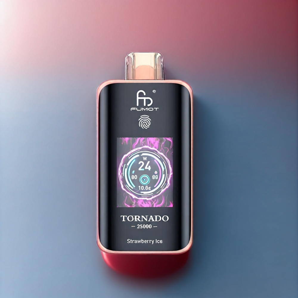 Fumot Tornado New Zealand Wholesale 25000 Puffs Strawberry Ice Vape