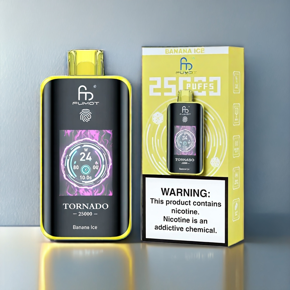 Fumot Tornado New Zealand Wholesale Banana Ice 25000 Puffs