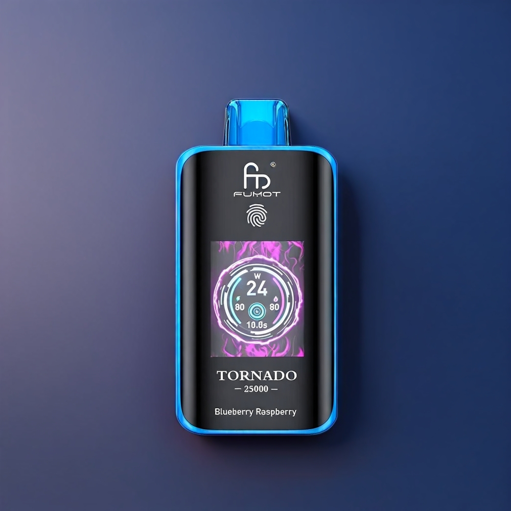Fumot Tornado New Zealand Wholesale Blueberry Raspberry 25000 Puffs Vape