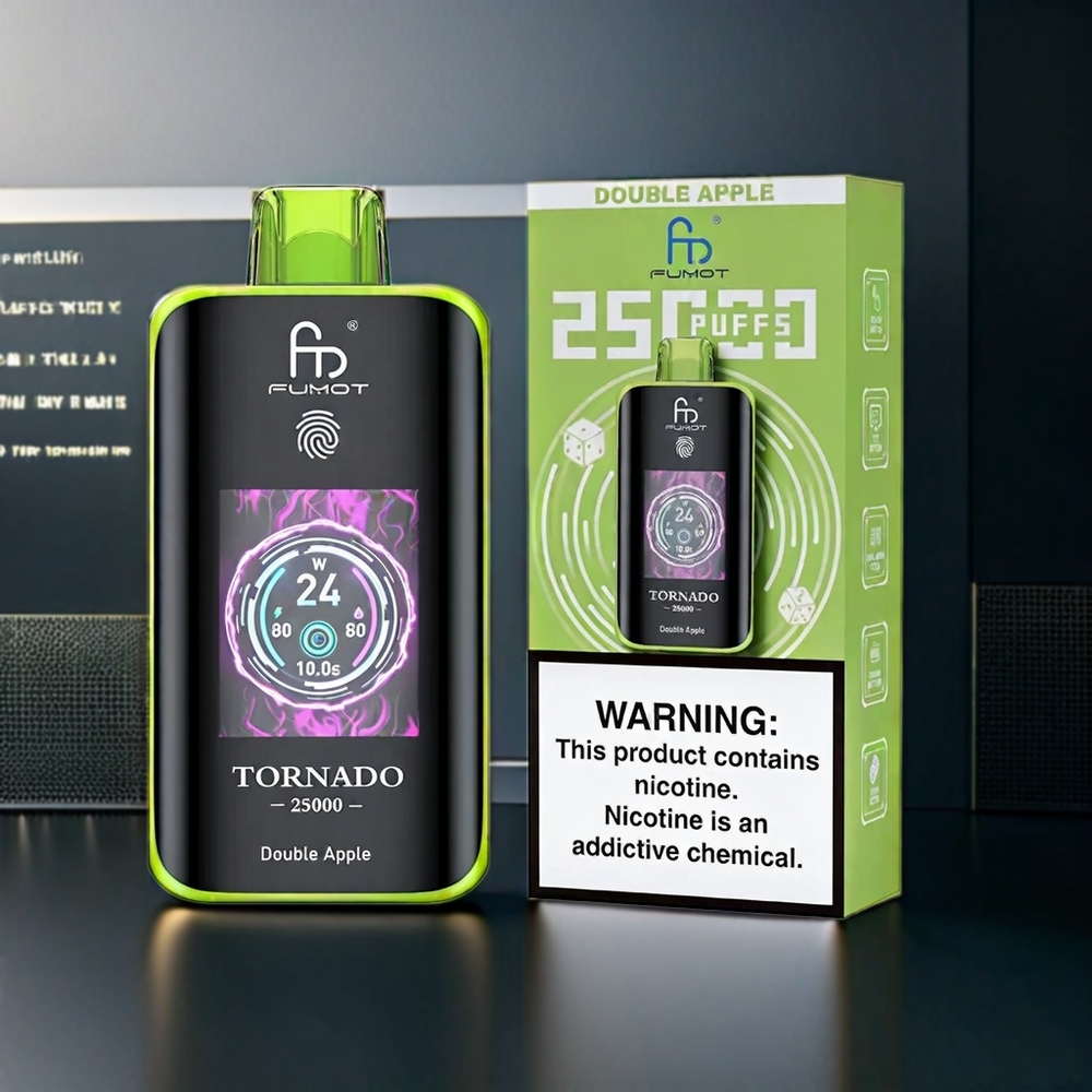 Fumot Tornado New Zealand Wholesale Double Apple 25000 Puffs Vape