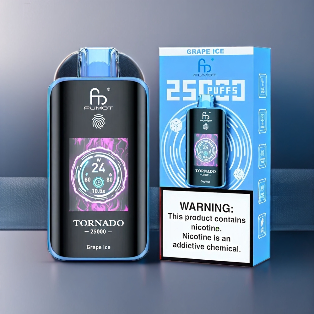 Fumot Tornado New Zealand Wholesale Grape Ice 25000 Puffs