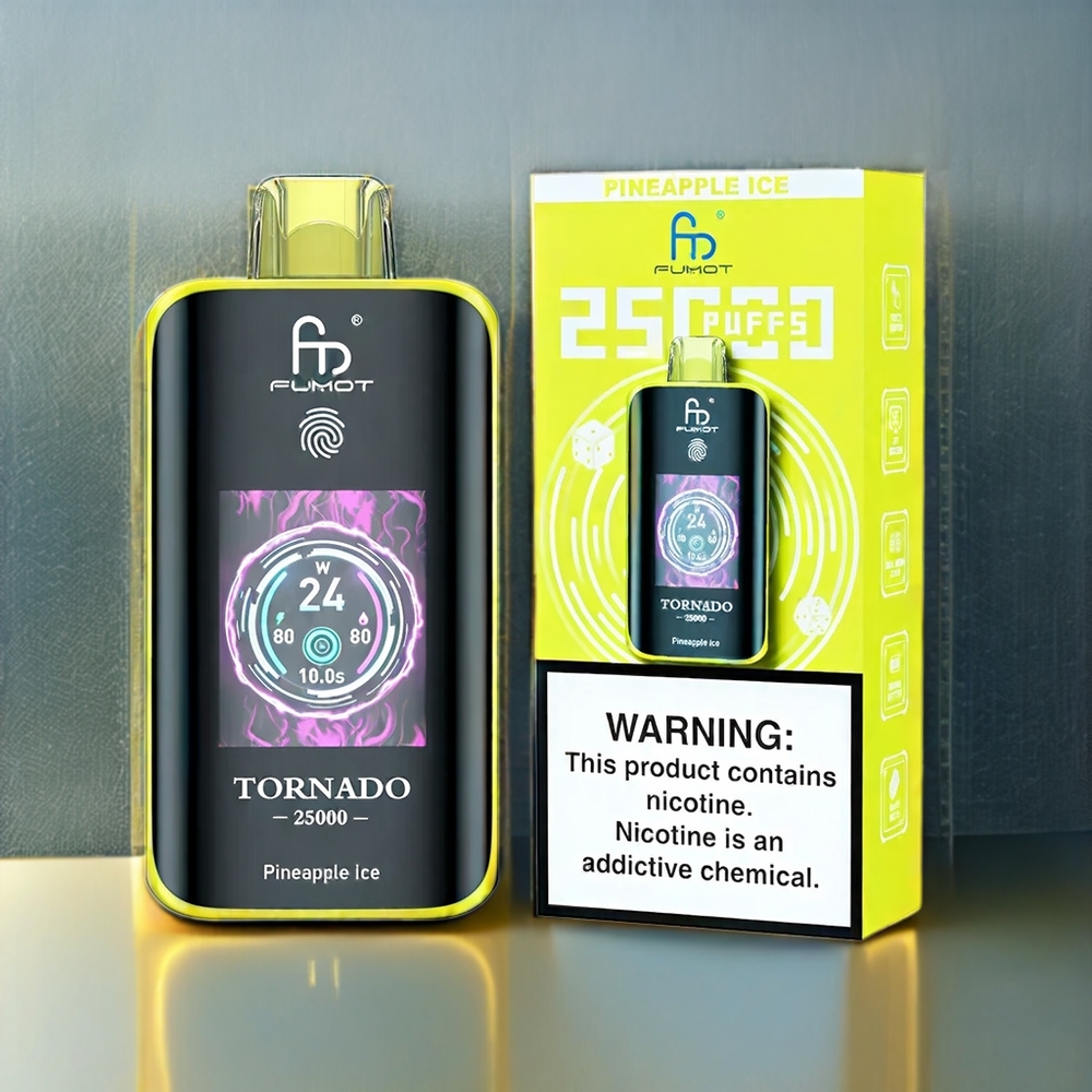 Fumot Tornado New Zealand Wholesale Pineapple Ice 25000 Puffs