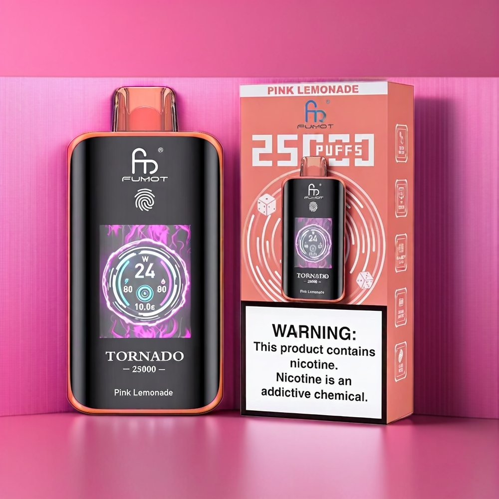 Fumot Tornado New Zealand Wholesale Pink Lemonade 25000 Puffs