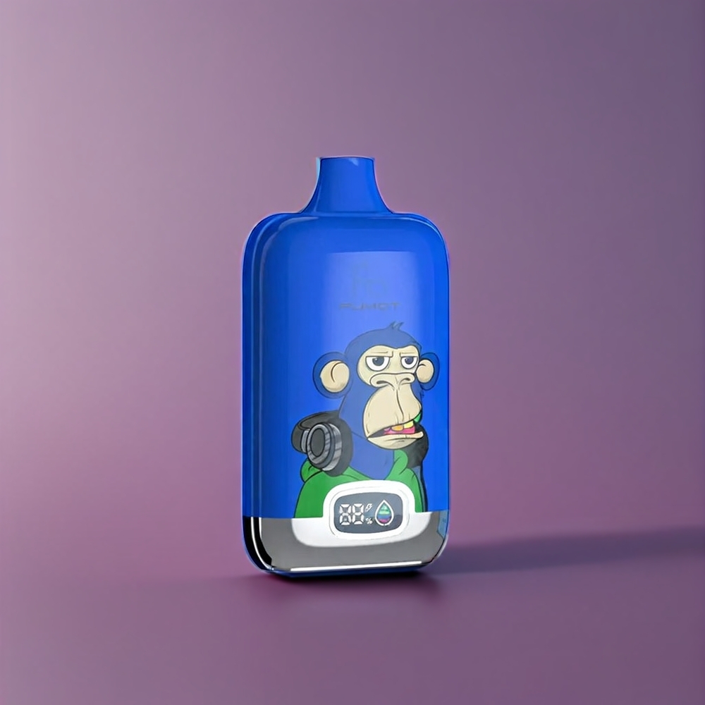 Fumot Tornado New Zealand Wholesale Digital Box 12000 Puffs Blueberry Raspberry Vape
