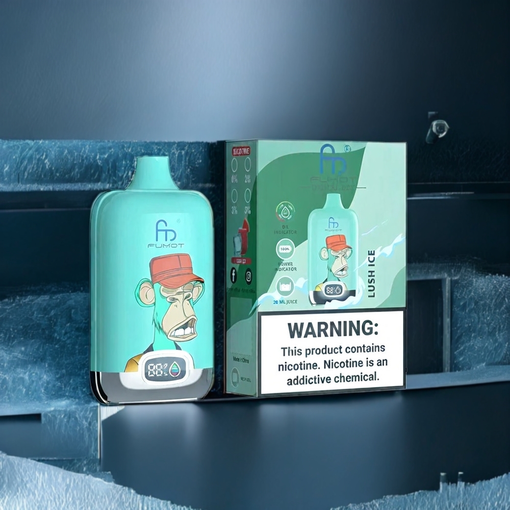 Fumot Tornado New Zealand Wholesale Lush Ice 12000 Puffs Vape