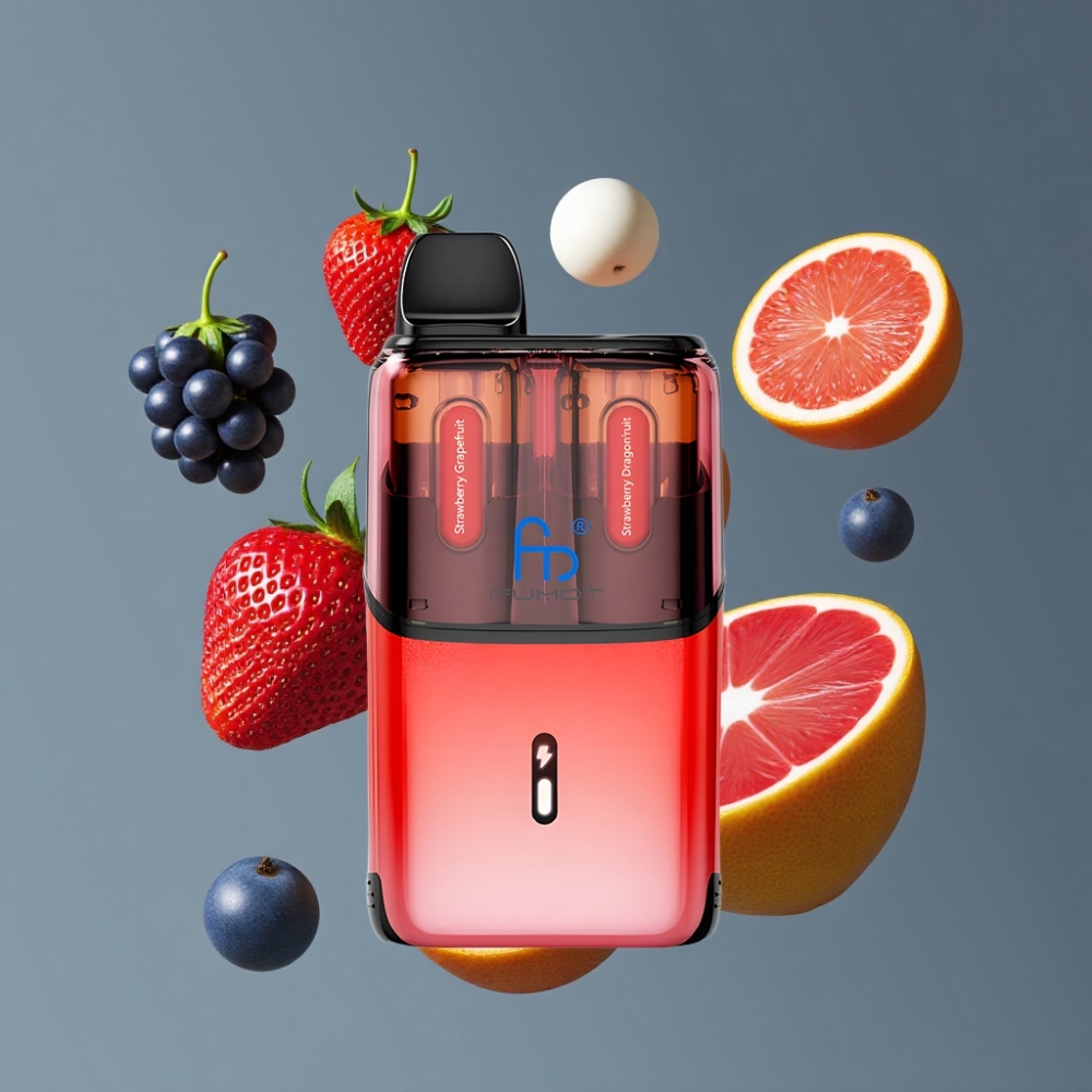 Fumot Ultra T32000 24ml 800mAh Mesh Coil New Zealand Wholesale Strawberry Grapefruit & Strawberry Dragonfruit Disposable Vape