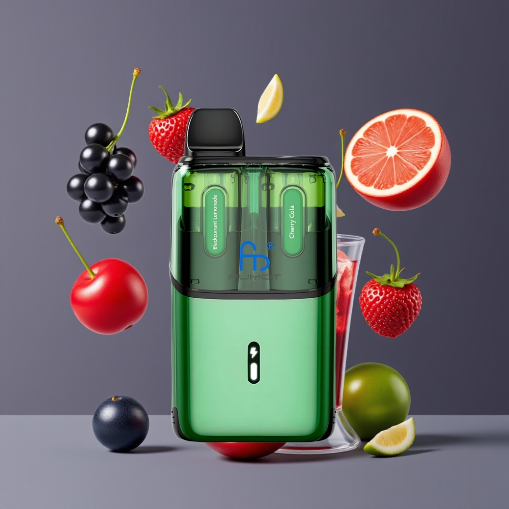 Fumot Ultra T32000 New Zealand Wholesale 24ml 800mAh Mesh Coil Blackcurrant Lemonade & Cherry Cola Disposable Vape