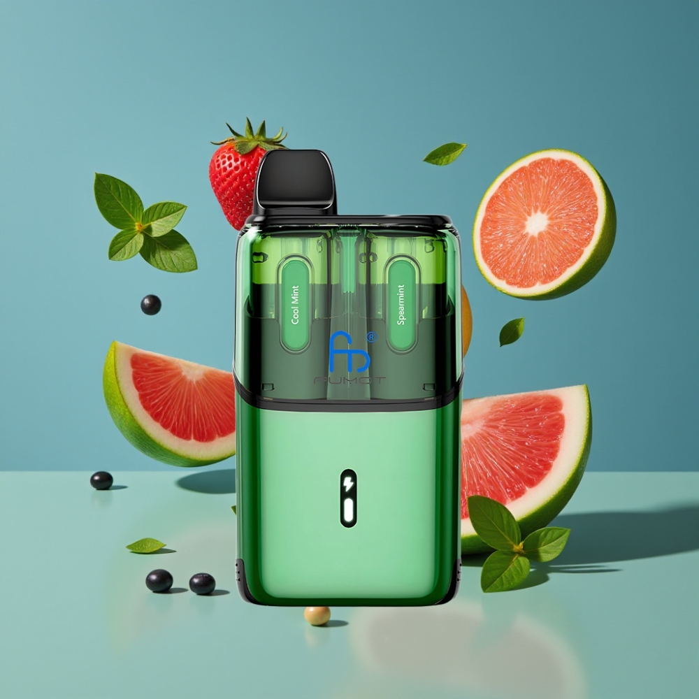 Fumot Ultra T32000 New Zealand Wholesale 24ml 800mAh Type-C Mesh Cool Mint & Spearmint Disposable Vape