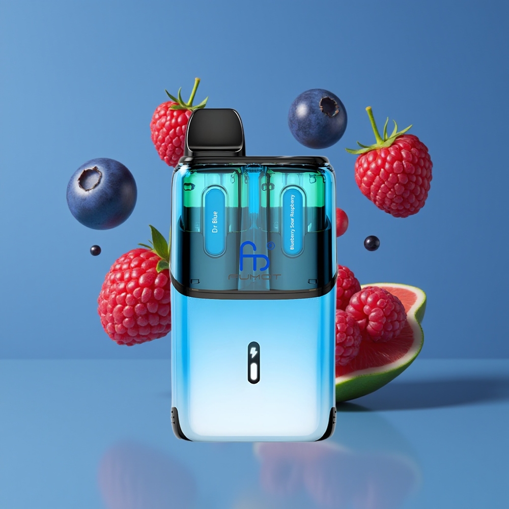 Fumot Ultra T32000 New Zealand Wholesale 32000 Puffs 800mAh 24ml Dr Blue & Blueberry Sour Raspberry Disposable Vape