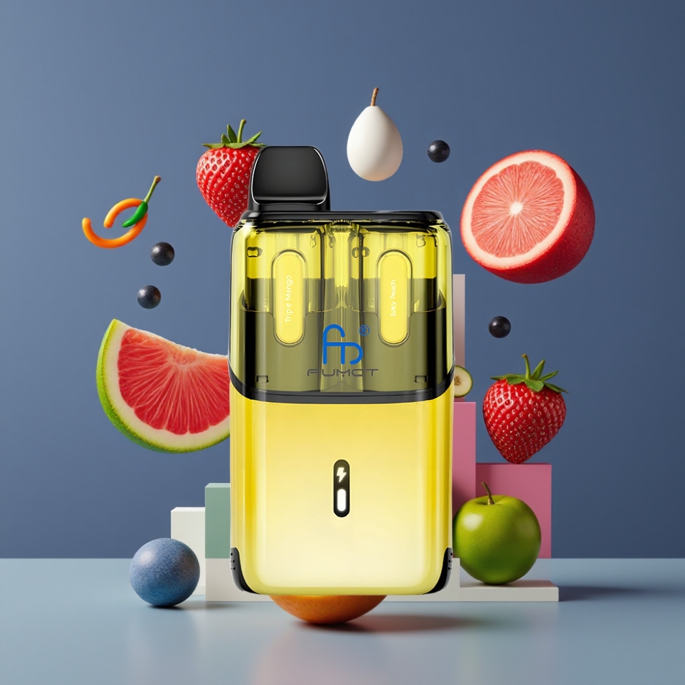 Fumot Ultra T32000 New Zealand Wholesale 32000 Puffs 800mAh 24ml Fast Charging Mesh Coil Disposable Vape Lucid Dream & Rainbow Candy